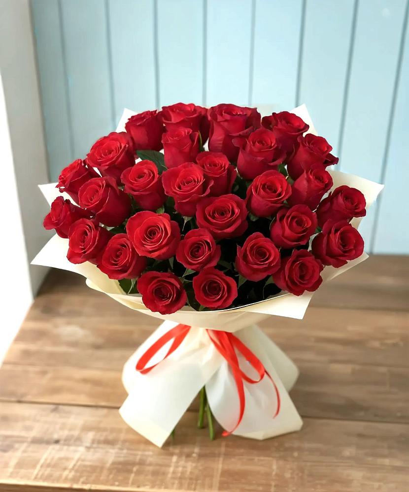 Букет 29 Красных роз в Нижнее Мячково