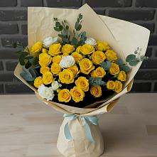 Букет цветов из:  Розы в Нижнее Мячково
