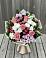 Букет цветов из: Альстромерии, Гвоздики, Розы и Хризантемы в Нижнее Мячково