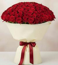 Букет 101 Красная роза Милано в Нижнее Мячково