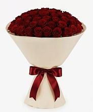 Букет 101 Бордовая роза Блэк Бакарра в Нижнее Мячково