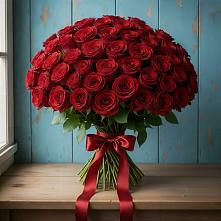 Букет Красные розы Блэк Меджик в Нижнее Мячково