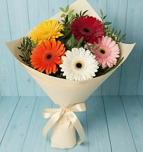 Букет цветов из:  Герберы в Нижнее Мячково
