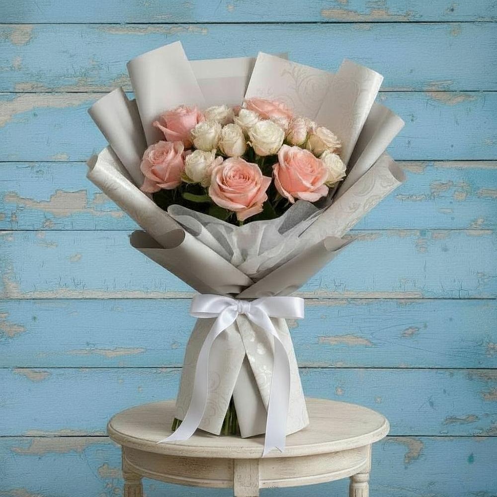 Букет цветов из: Розы в Нижнее Мячково