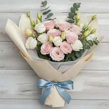 Букет цветов из:  Лизиантусы в Нижнее Мячково