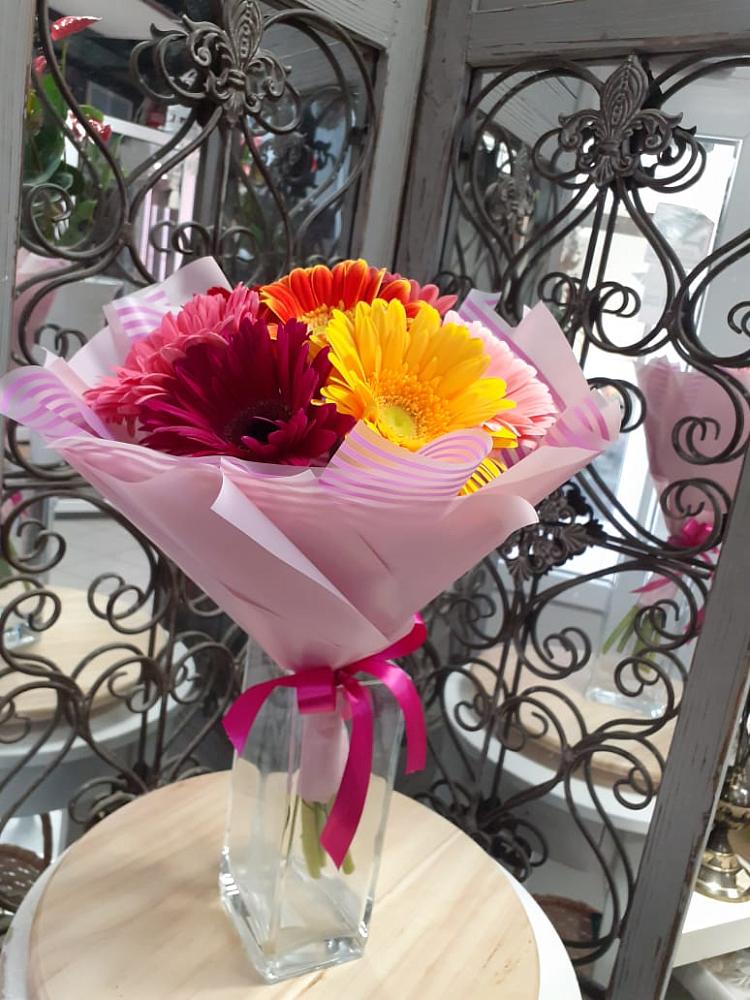 Букет цветов из: Герберы в Нижнее Мячково