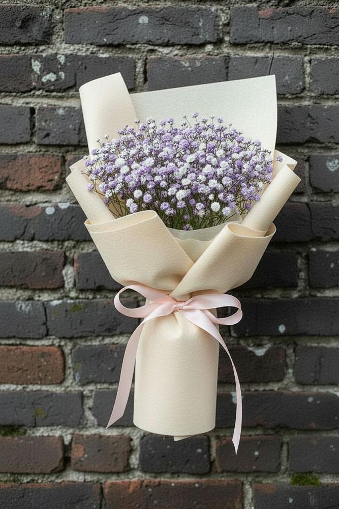 Букет цветов из: Гипсофила в Нижнее Мячково