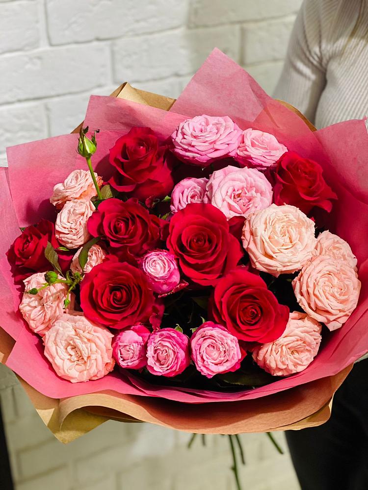 Букет цветов из: Розы в Нижнее Мячково