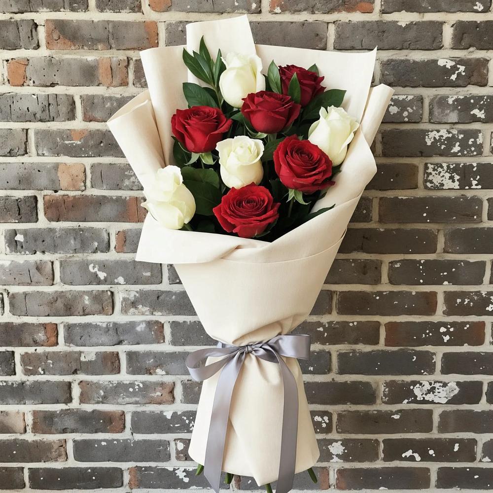 Букет цветов из: Розы в Нижнее Мячково