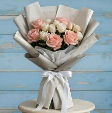 Букет цветов из:  Розы в Нижнее Мячково