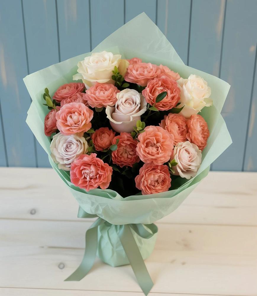 Букет цветов из: Розы в Нижнее Мячково