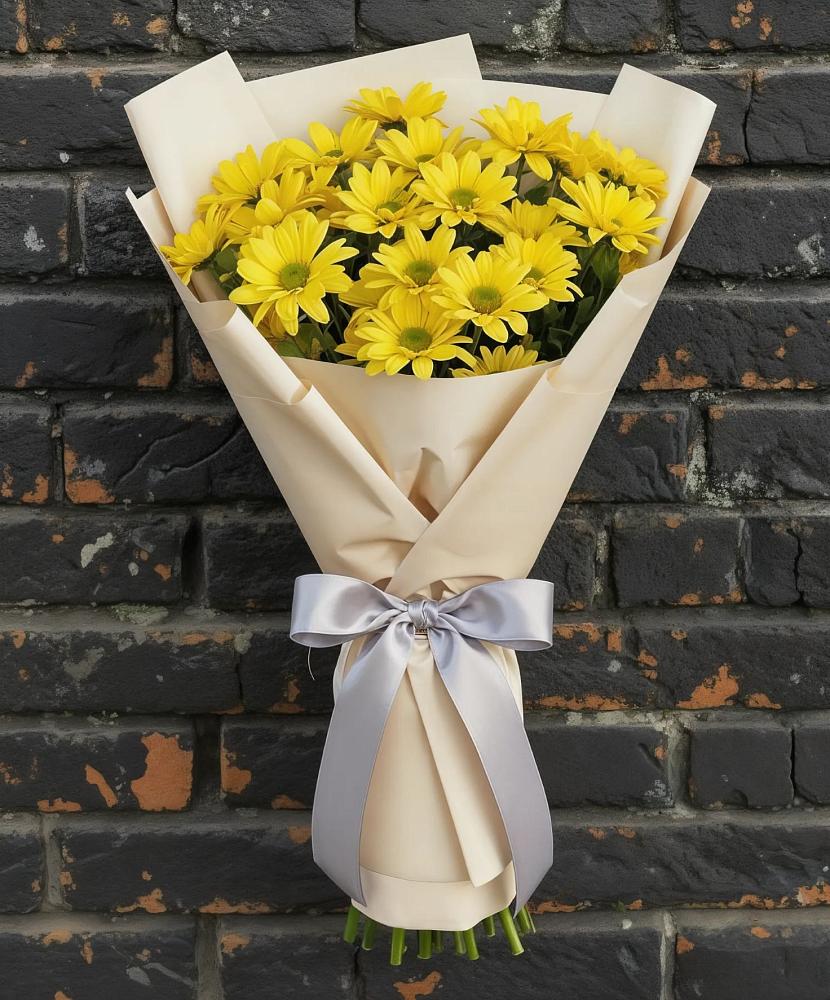 Букет цветов из: Хризантемы в Нижнее Мячково