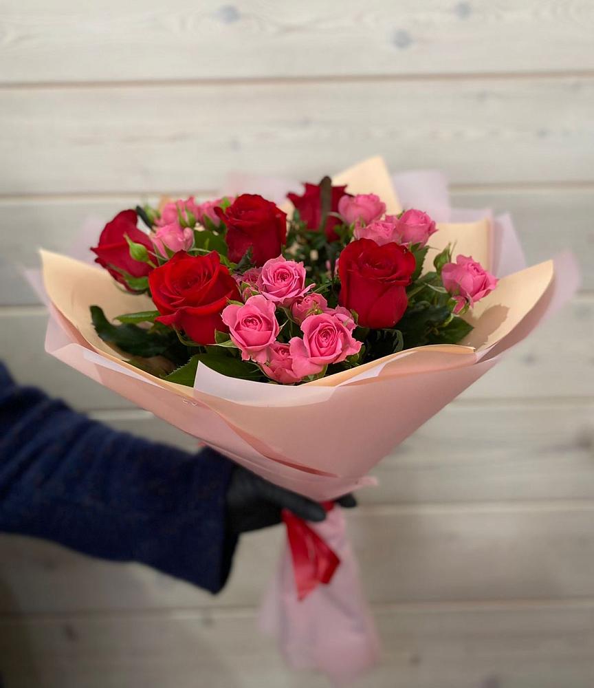 Букет цветов из: Розы в Нижнее Мячково