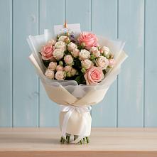 Букет цветов из:  Розы в Нижнее Мячково