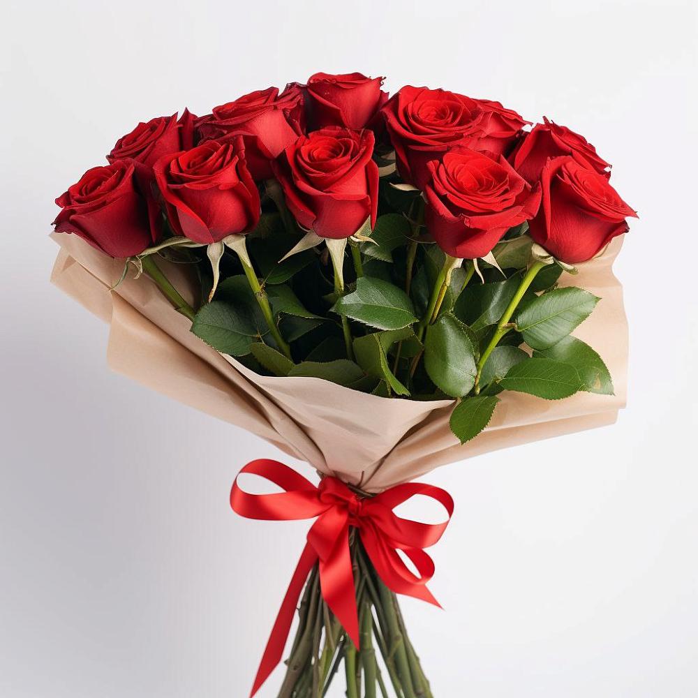 Букет 11 Красных роз Эдлесс Лав в Нижнее Мячково