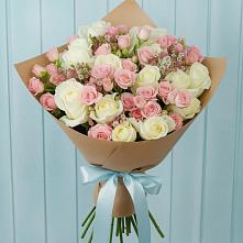 Букет цветов из:  Розы в Нижнее Мячково