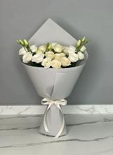 Букет цветов из:  Розы и Лизиантусы в Нижнее Мячково